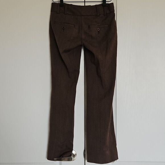 Jacob Women's Cropped Ankle Wide-Leg Pants Brown 0 - Picture 4 of 16